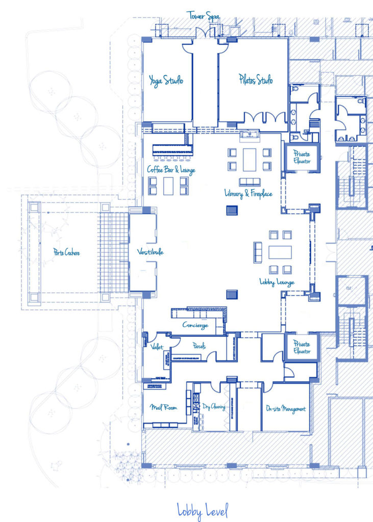 lobby-plan - Lakeside Tower